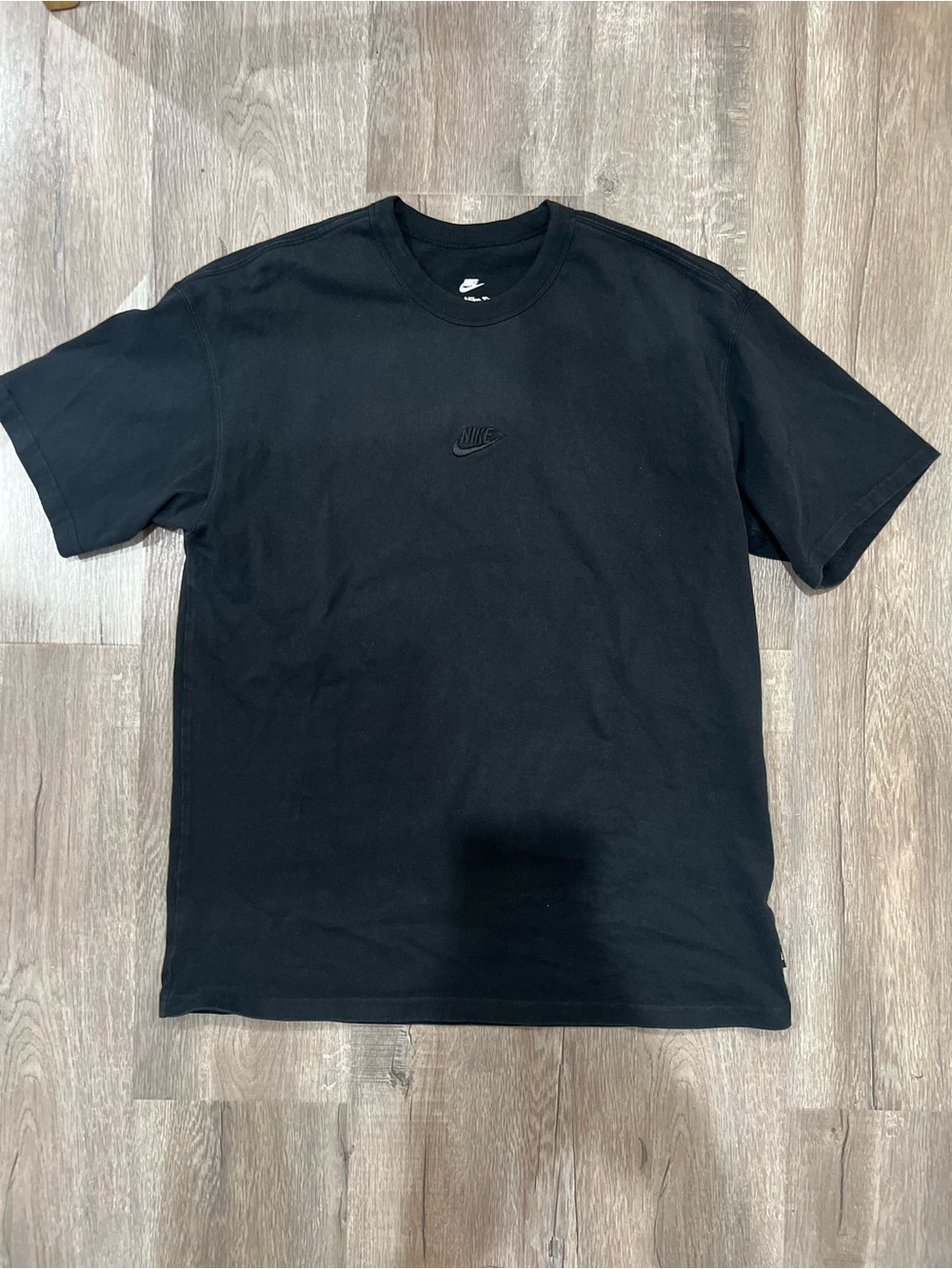 Nike Men's Black Logo T-Shirt Loose Fit